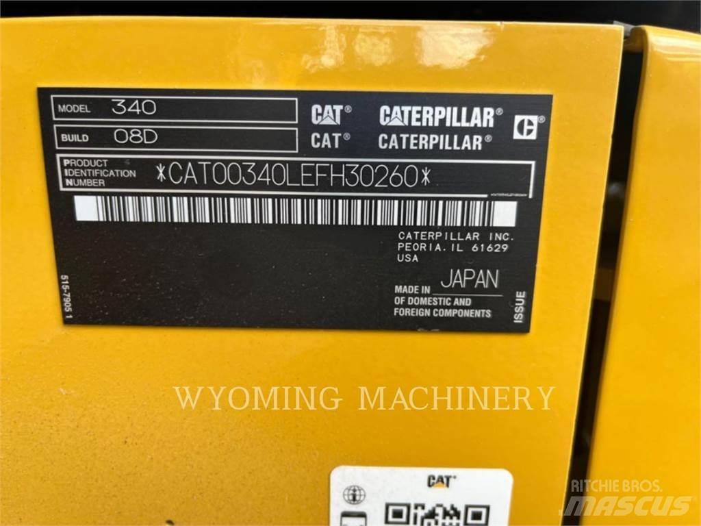 CAT 340 Rupsgraafmachines