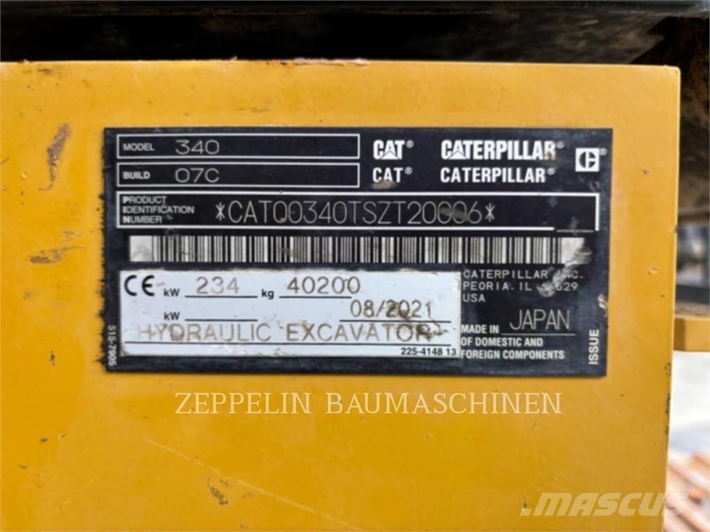 CAT 340-07A Rupsgraafmachines