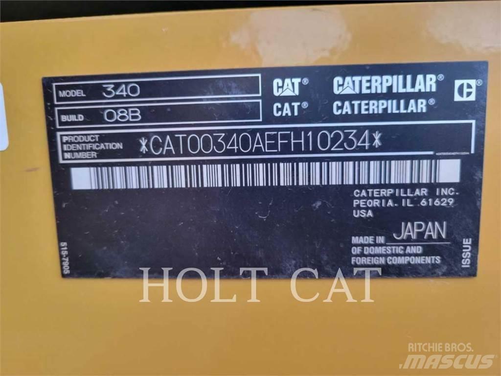 CAT 340 12 TC Rupsgraafmachines