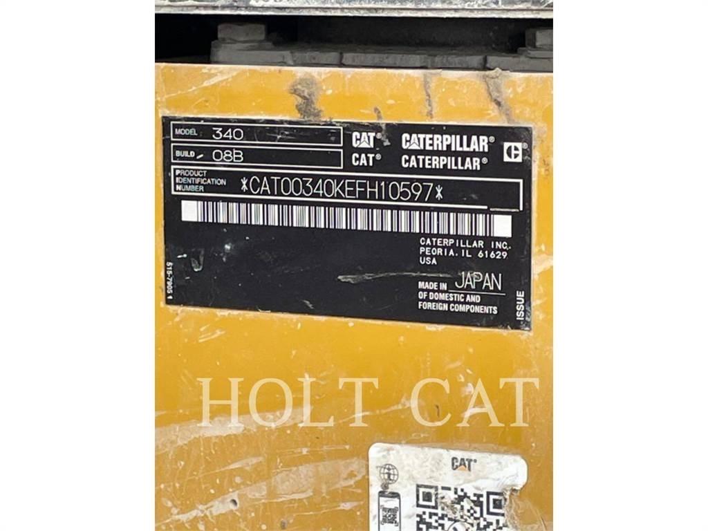 CAT 340 12 TC Rupsgraafmachines