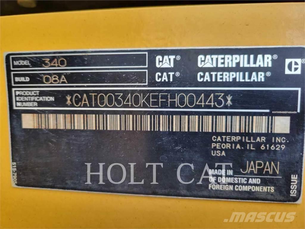 CAT 340 12 TC Rupsgraafmachines