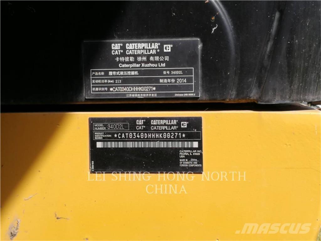 CAT 340D2L Rupsgraafmachines