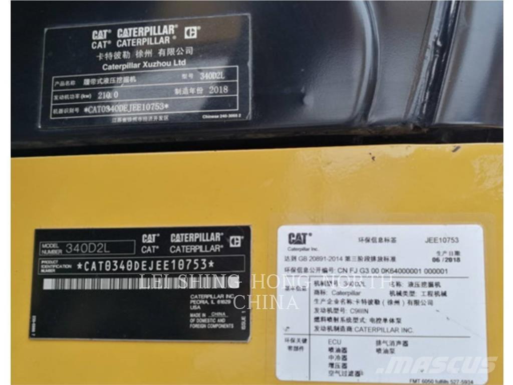 CAT 340D2L Rupsgraafmachines