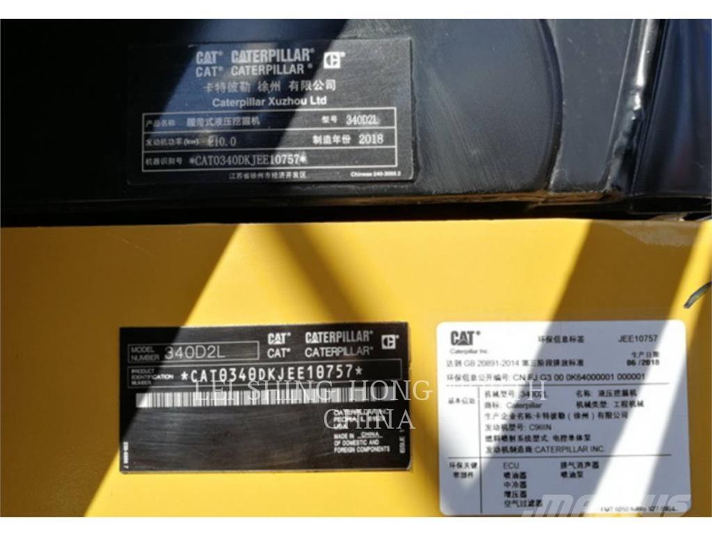 CAT 340D2L Rupsgraafmachines