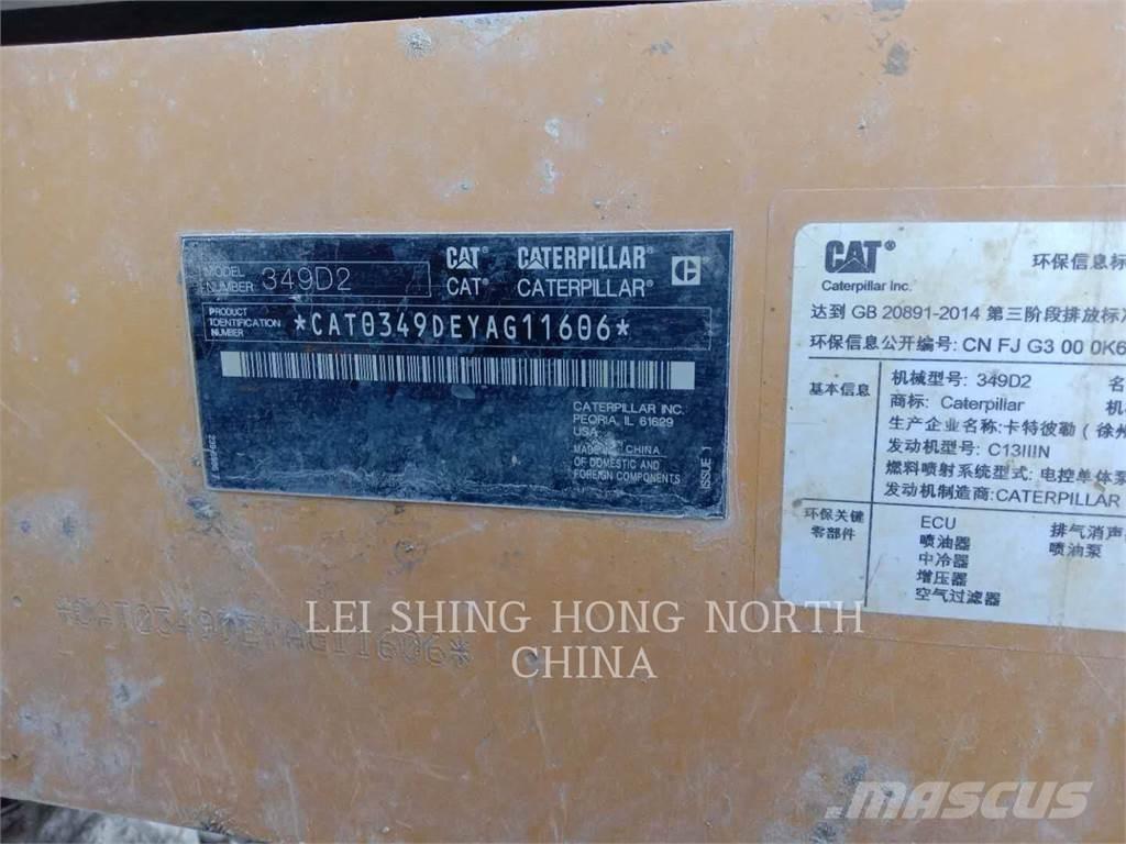 CAT 349D2 Rupsgraafmachines
