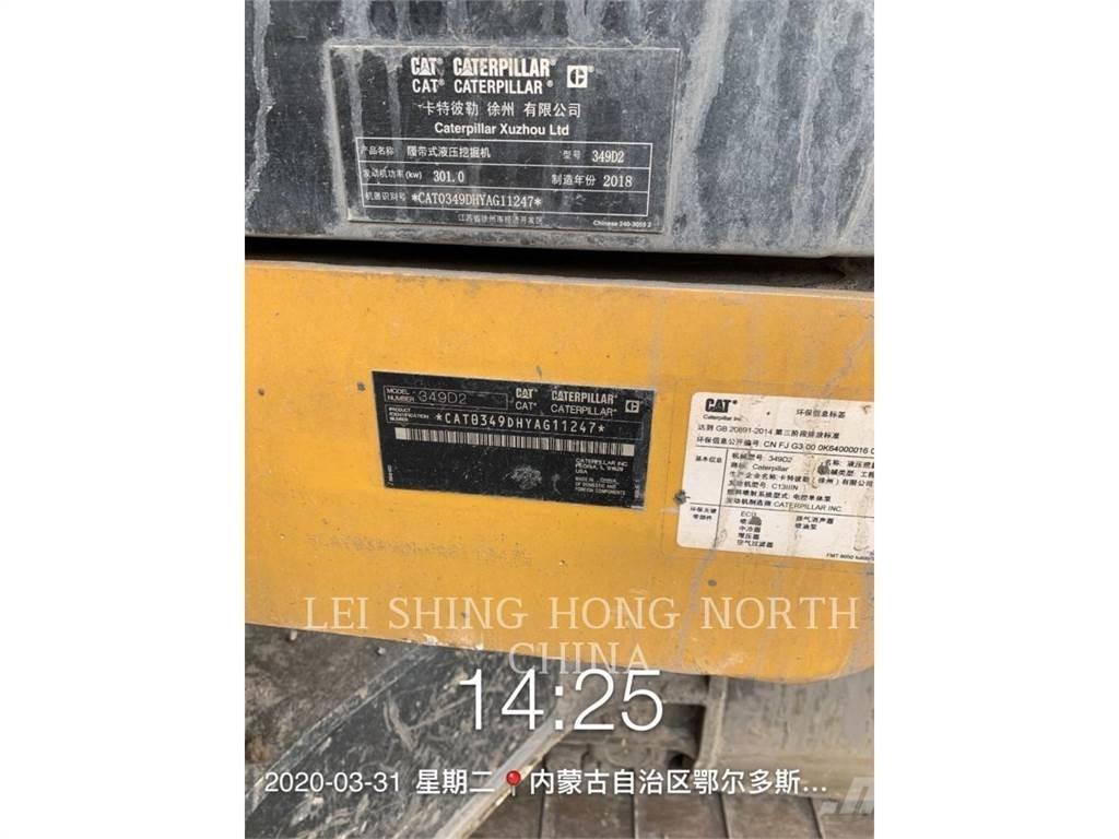 CAT 349D2 Rupsgraafmachines