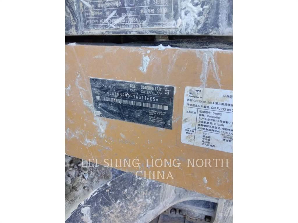 CAT 349D2 Rupsgraafmachines