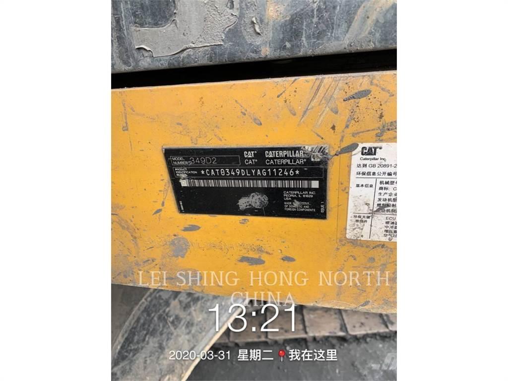 CAT 349D2 Rupsgraafmachines