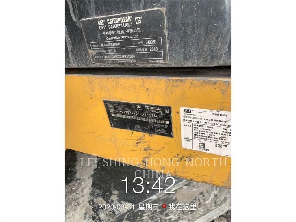 CAT 349D2L Rupsgraafmachines