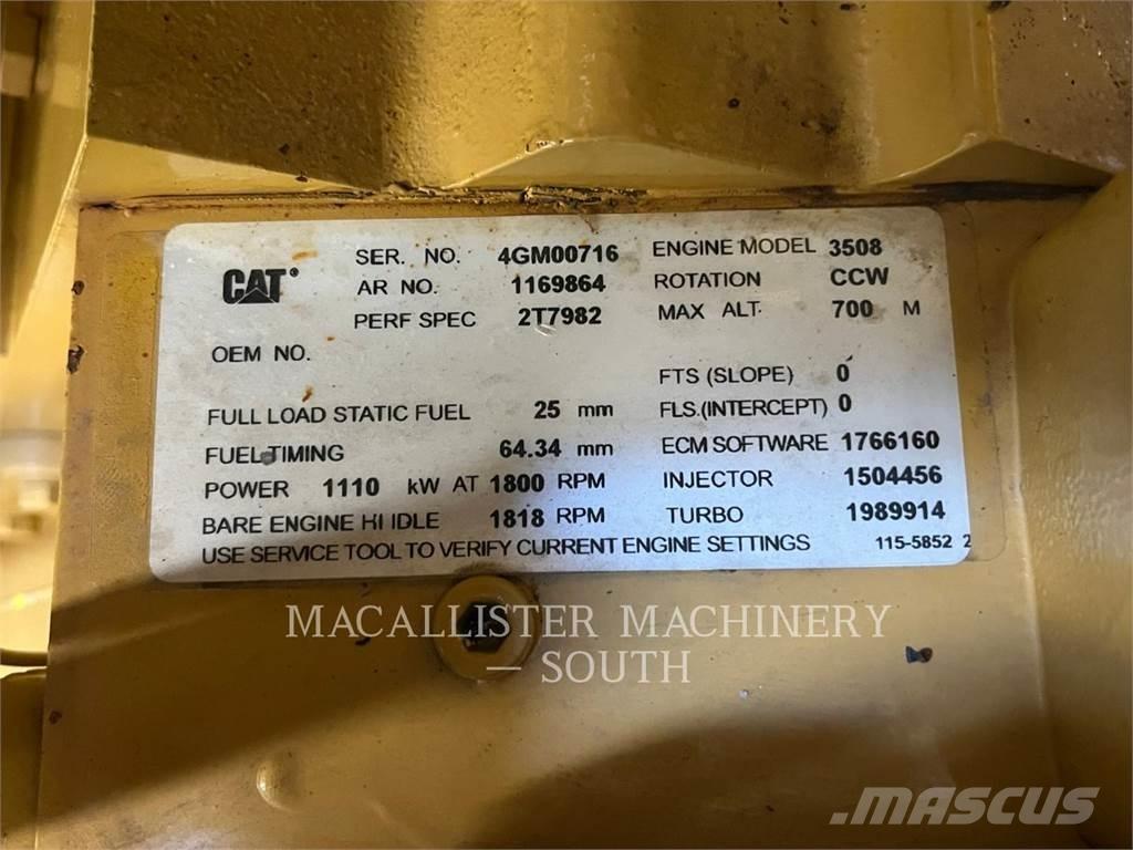 CAT 3508B Diesel generatoren