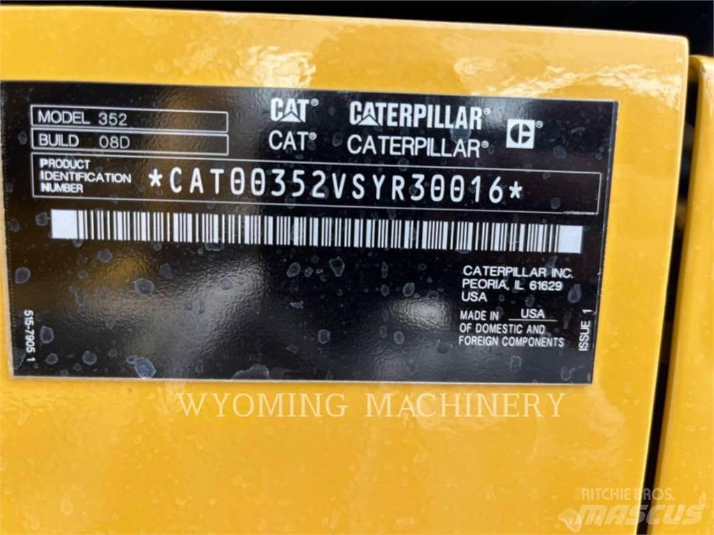 CAT 352 Rupsgraafmachines