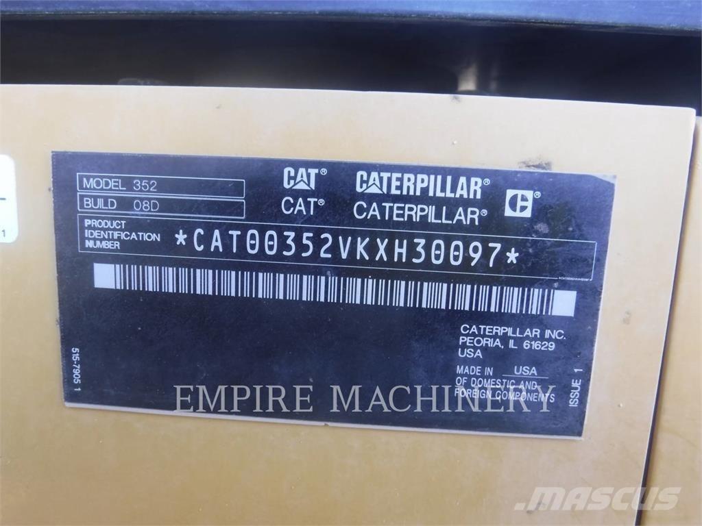 CAT 35208FG Rupsgraafmachines