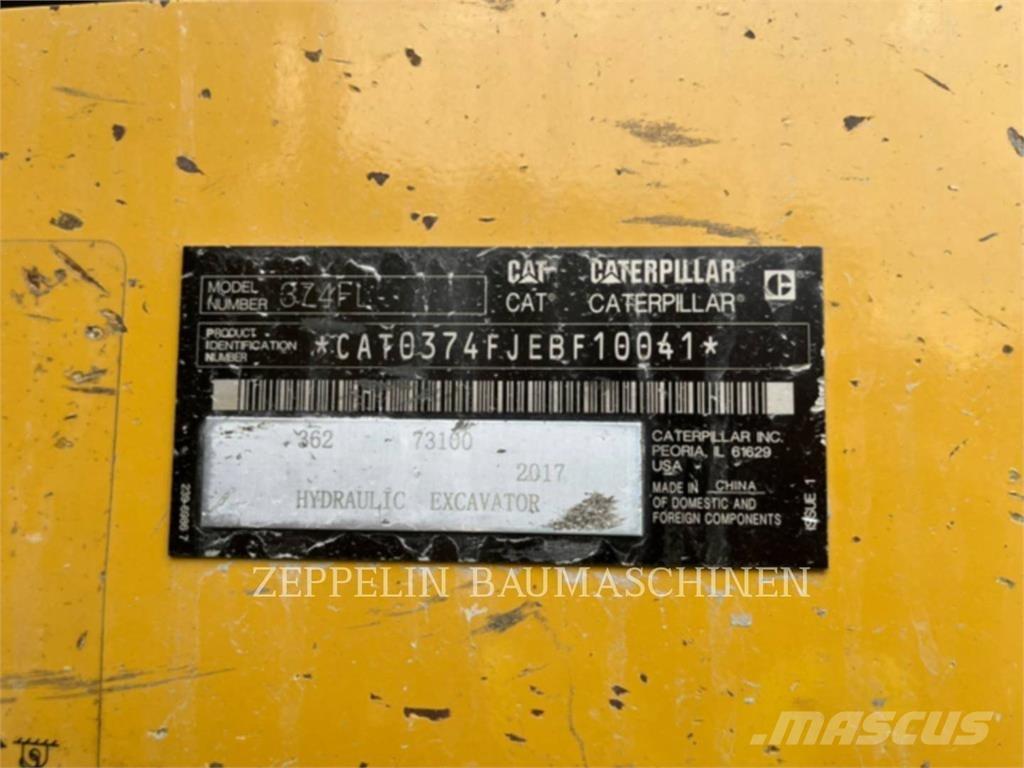 CAT 374FL Rupsgraafmachines