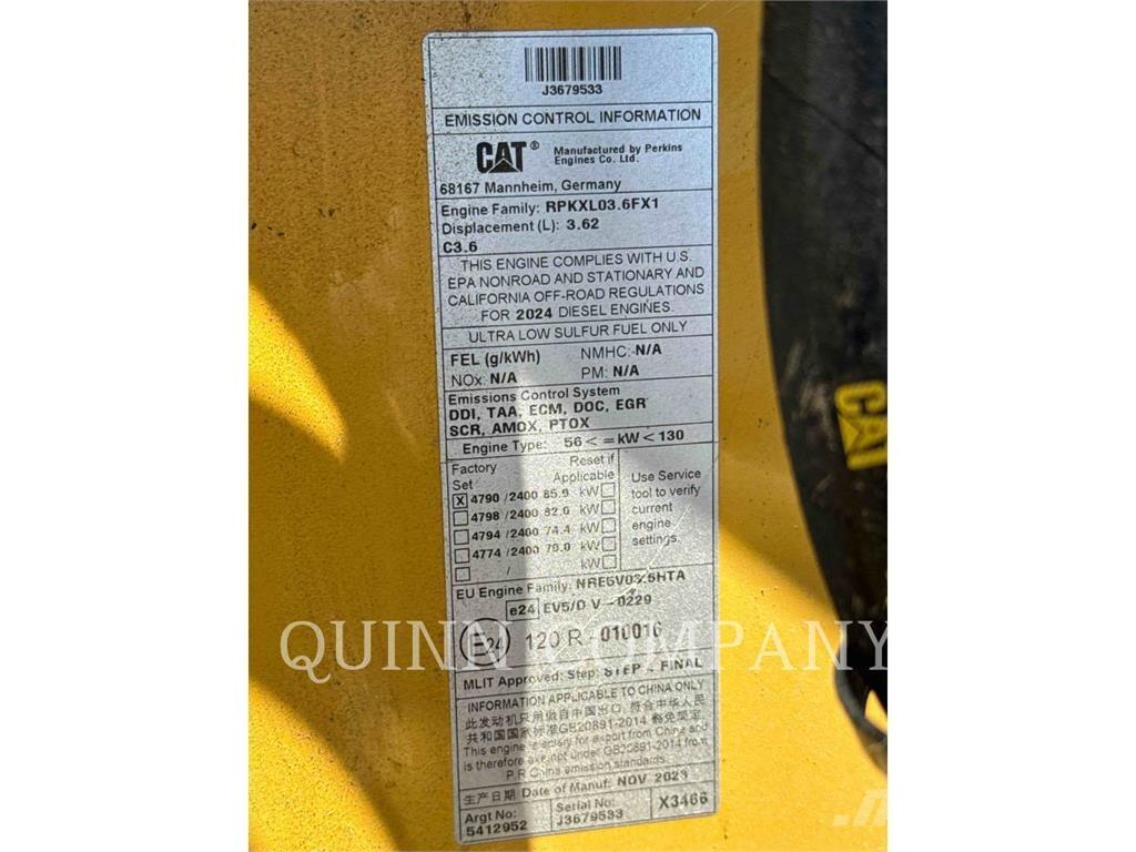 CAT 416 Graaf-laadcombinaties