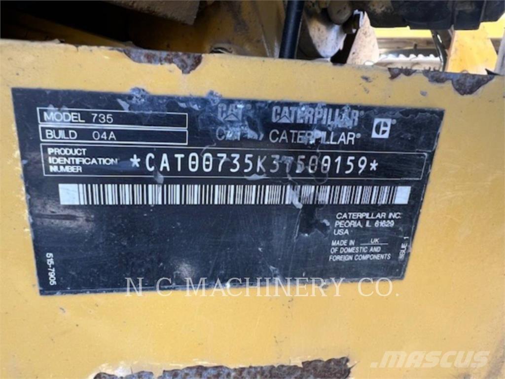 CAT 735 Knik dumptrucks
