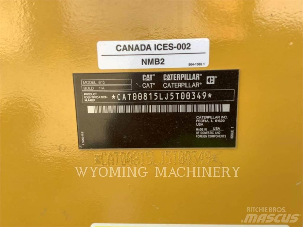 CAT 815 Grondverdichtingsmachines