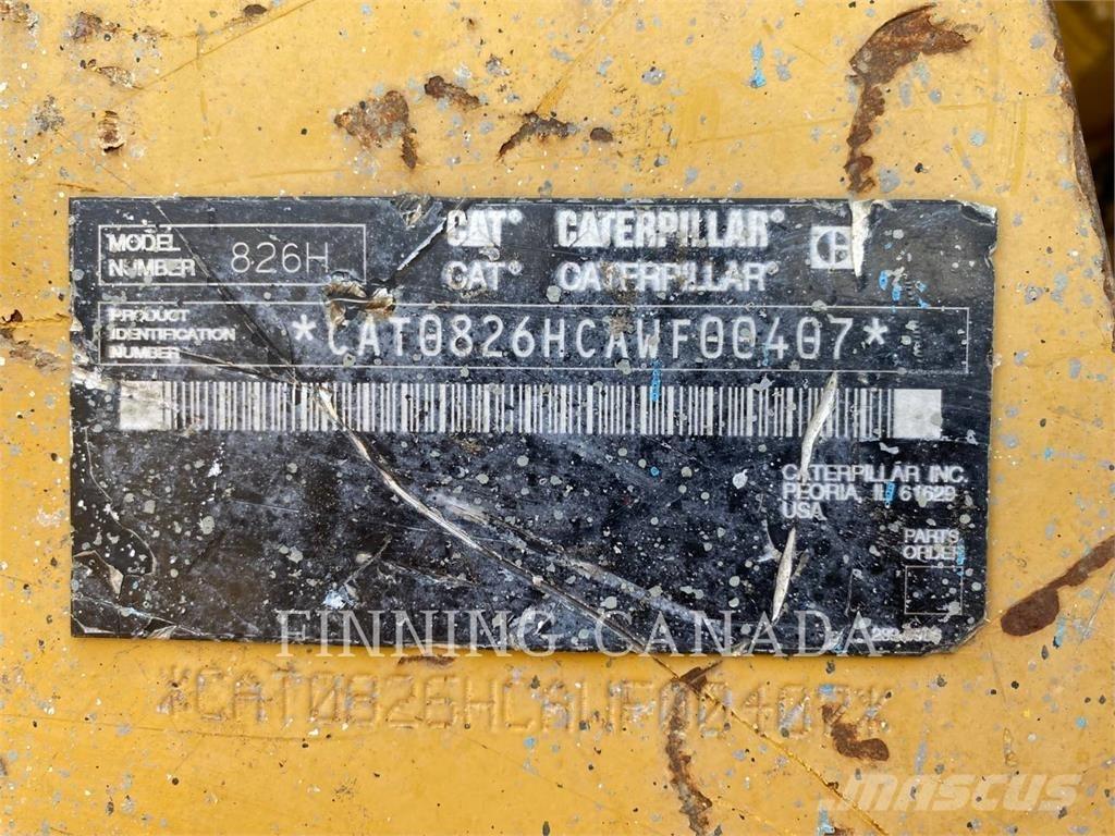 CAT 826H Grondverdichtingsmachines
