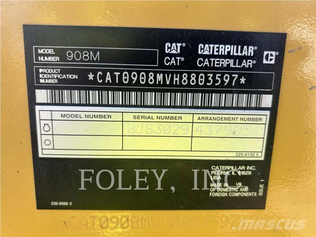 CAT 908M Wielladers
