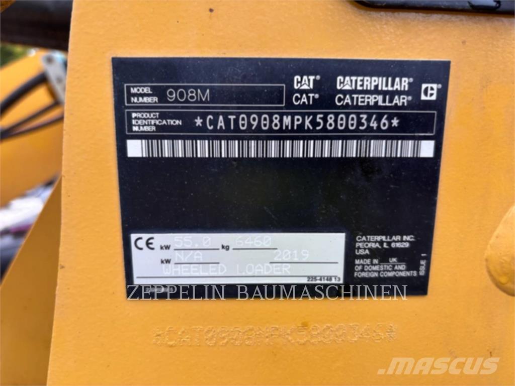 CAT 908M Wielladers