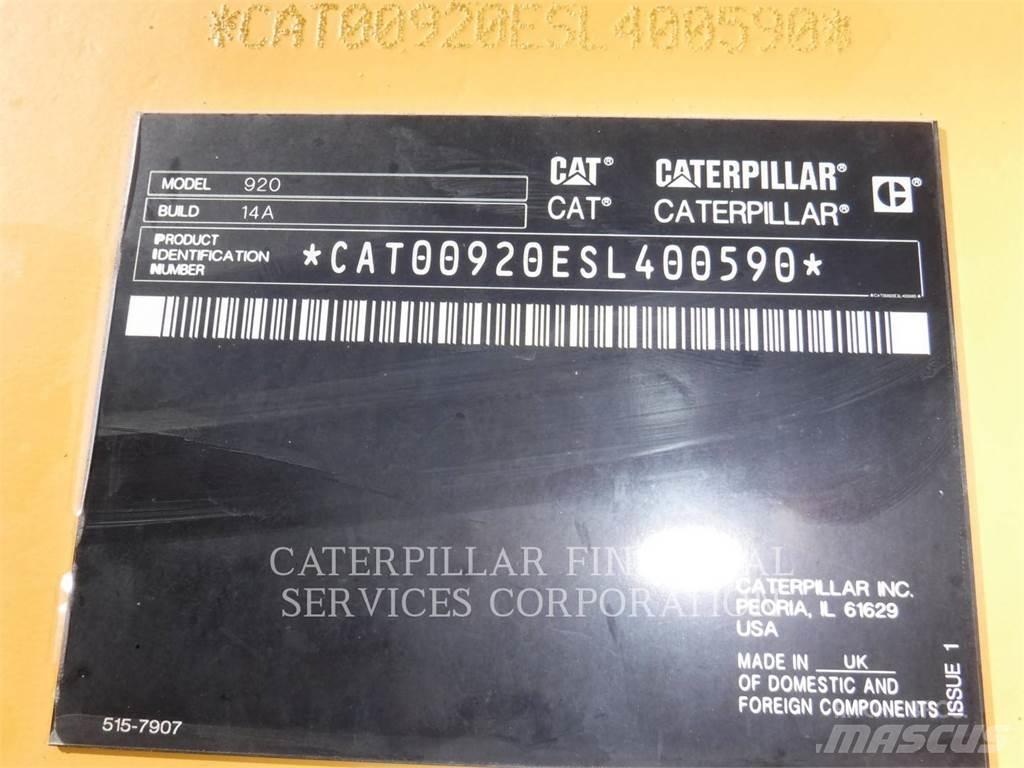 CAT 920-14 Wielladers