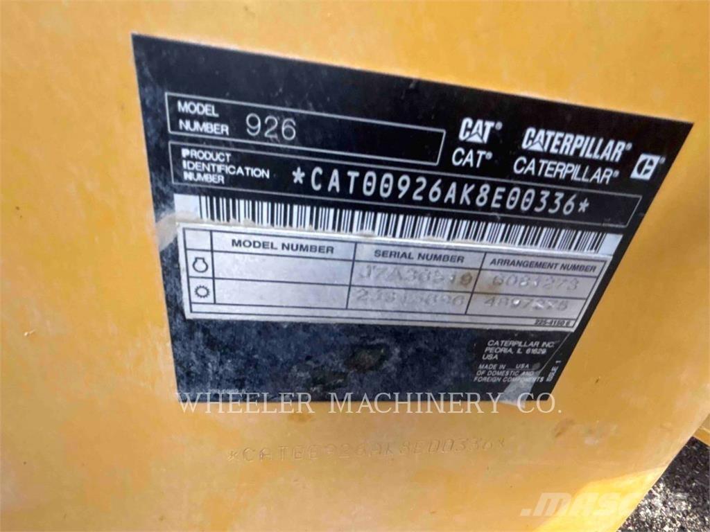 CAT 926 QC Wielladers