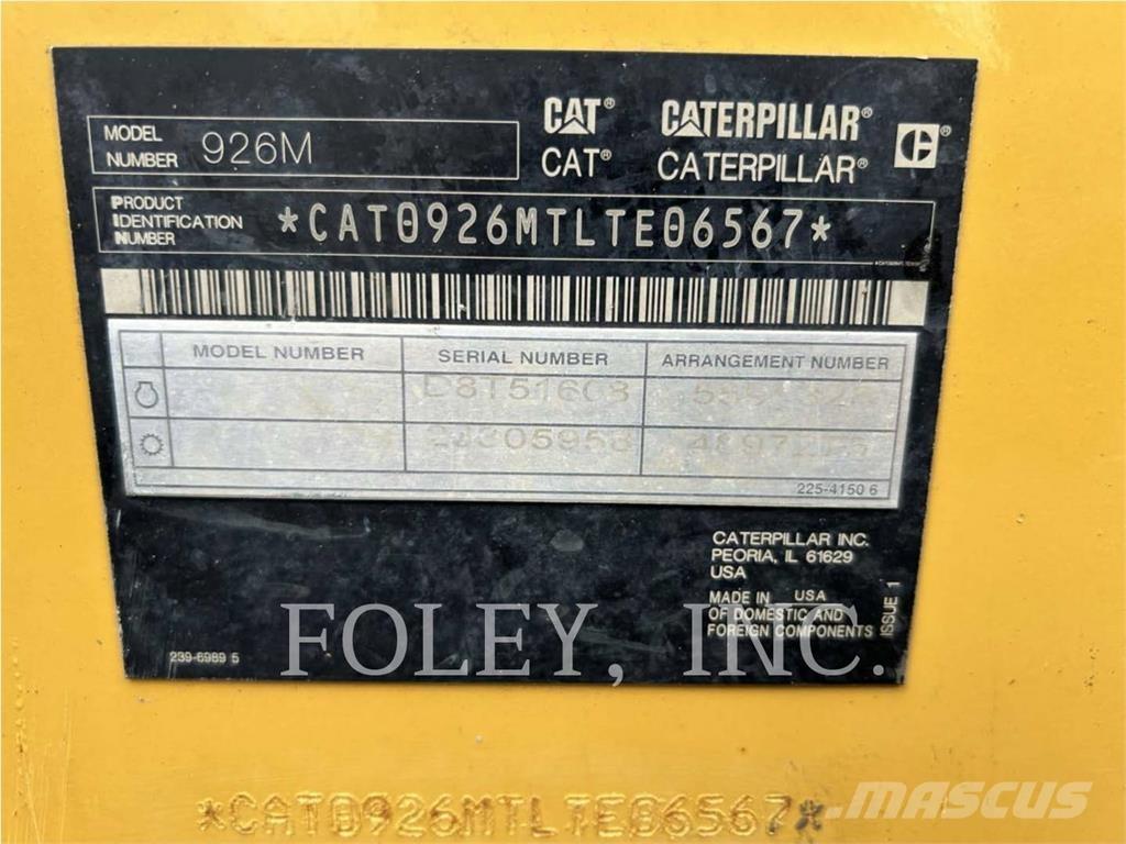 CAT 926M Wielladers
