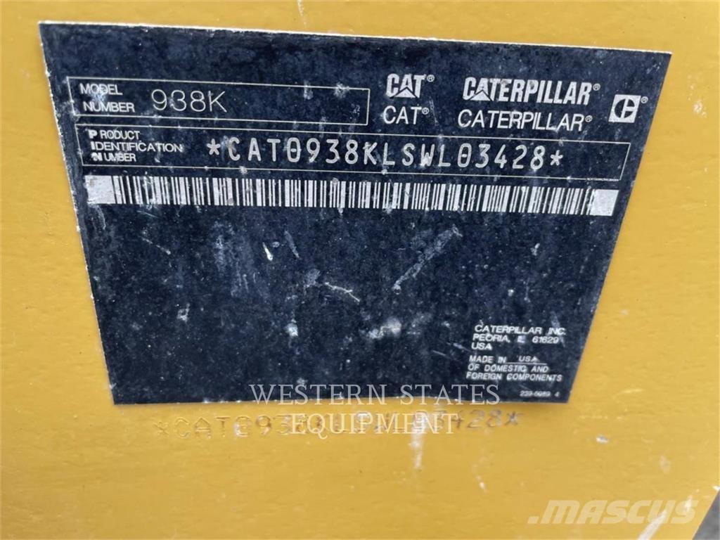 CAT 938K Wielladers