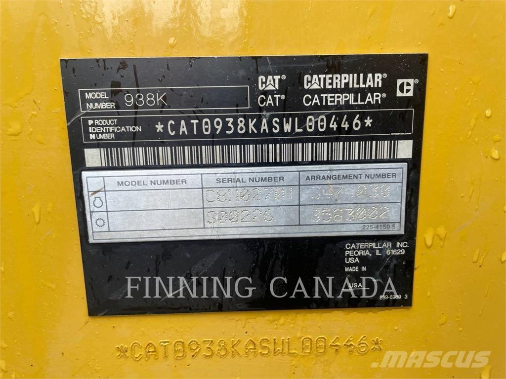 CAT 938K Wielladers