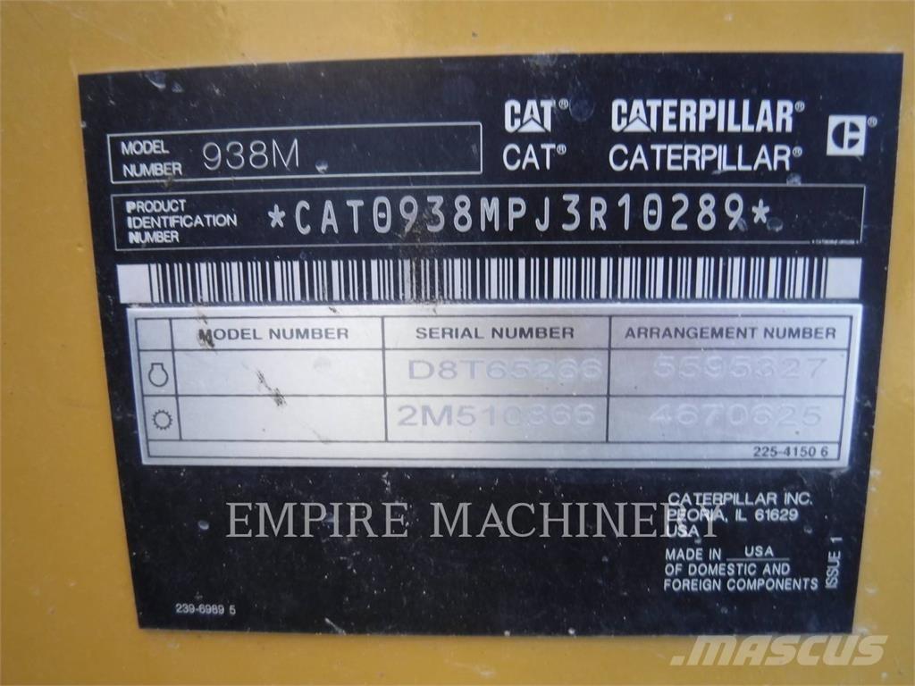 CAT 938M Wielladers
