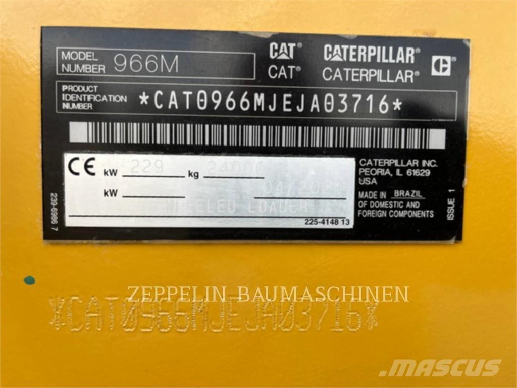 CAT 966M Wielladers