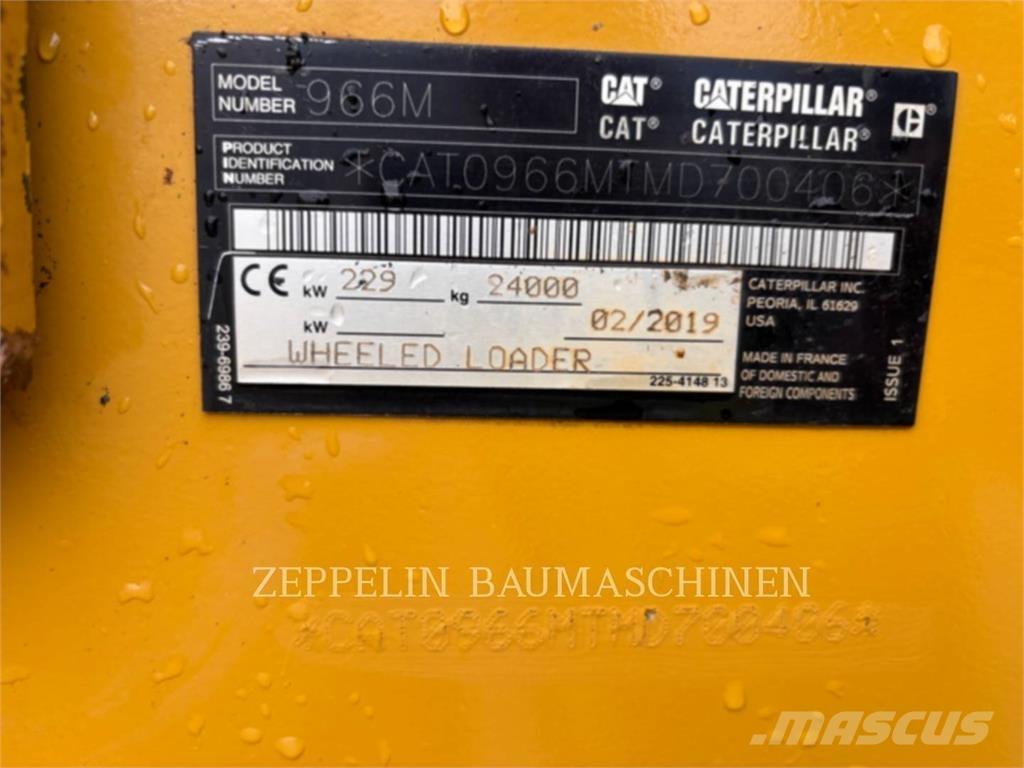 CAT 966M Wielladers