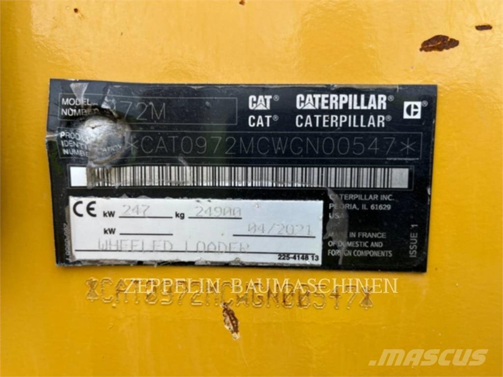 CAT 972M Wielladers