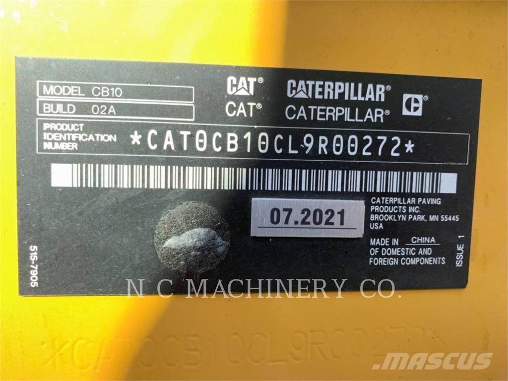 CAT CB10 Asfaltafwerkmachines