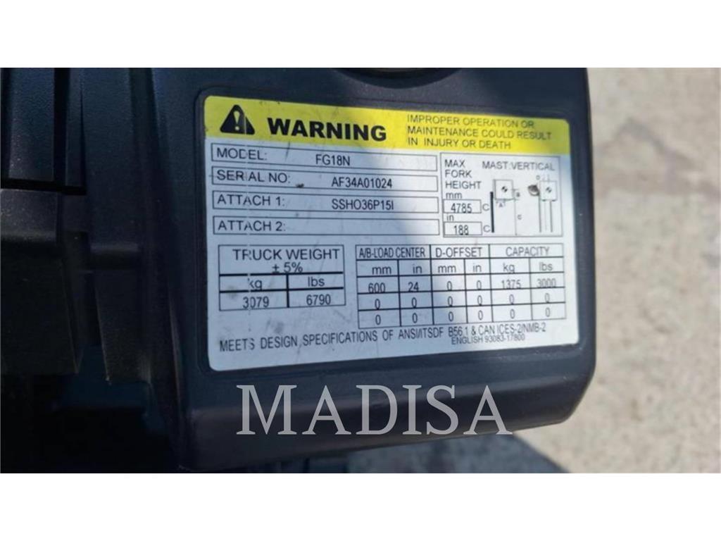 CAT FG18N Heftrucks overige