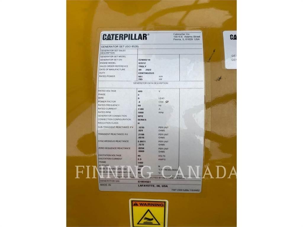 CAT G 3512 Diesel generatoren