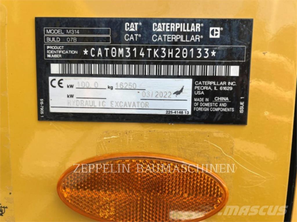 CAT M314-07A Wielgraafmachines