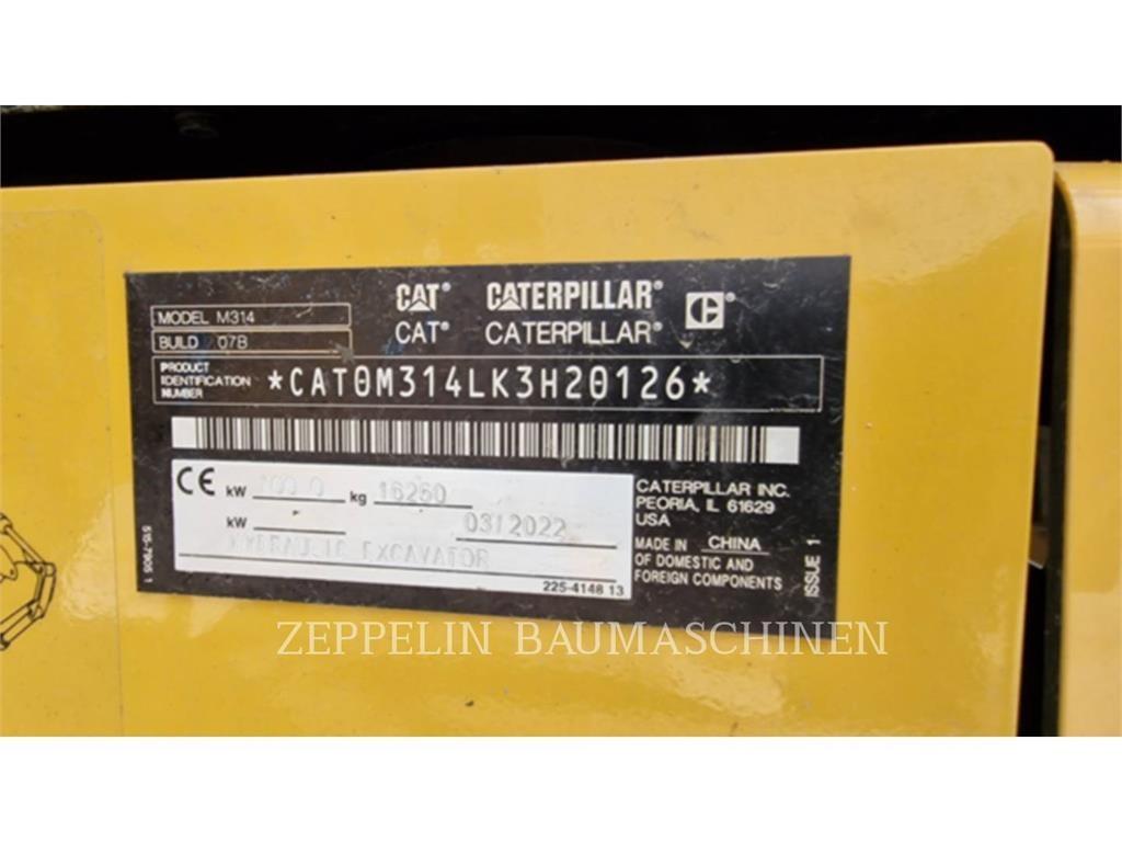 CAT M314-07A Wielgraafmachines