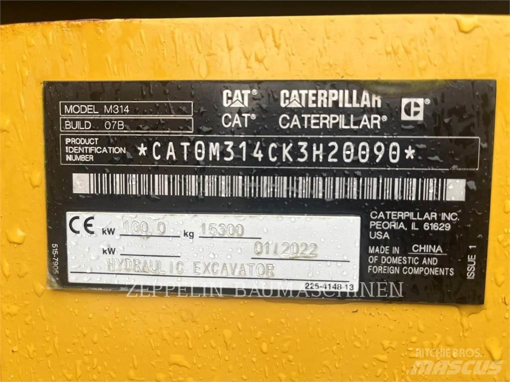 CAT M314-07A Wielgraafmachines