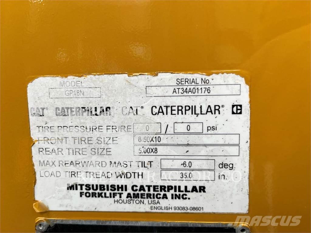 CAT MCFGP18N5 LPG heftrucks