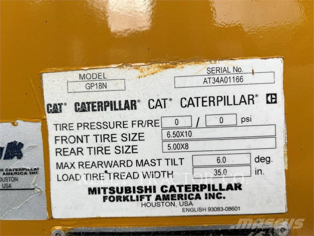 CAT MCFGP18N5 LPG heftrucks