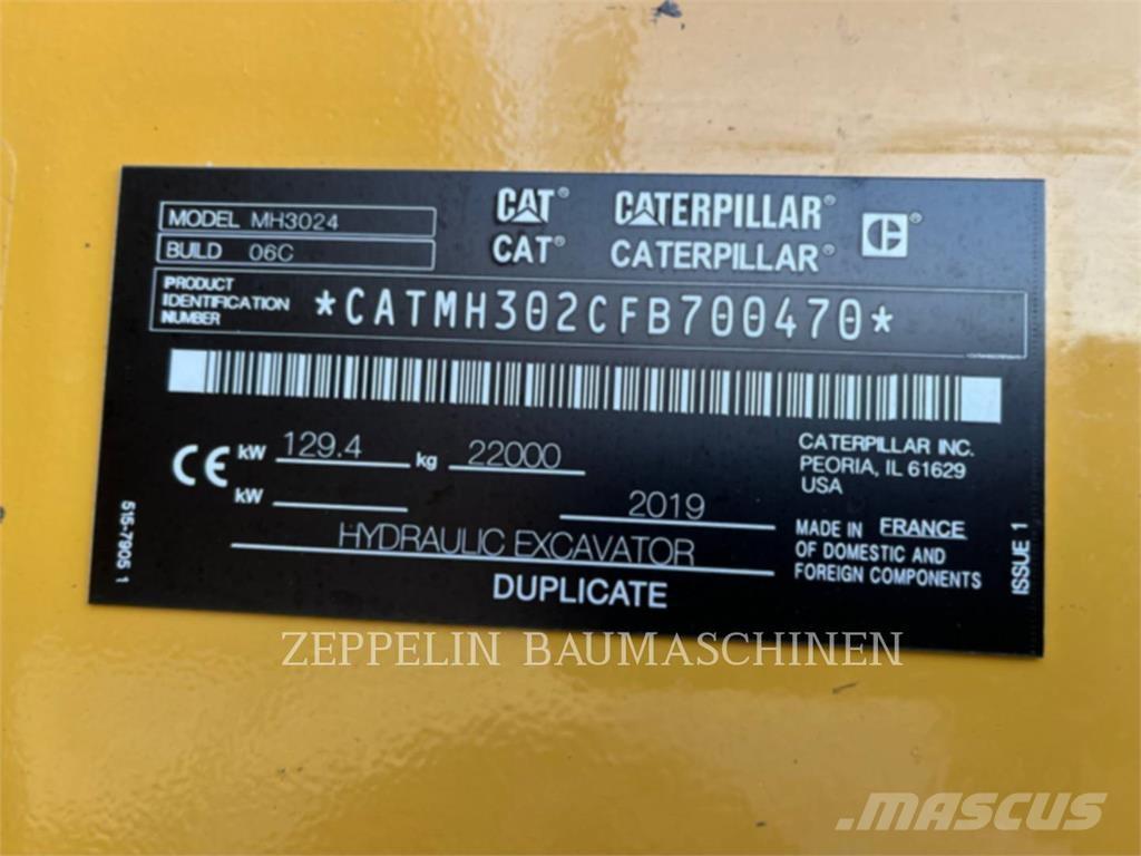 CAT MH3024-06C Sloopgraafmachines