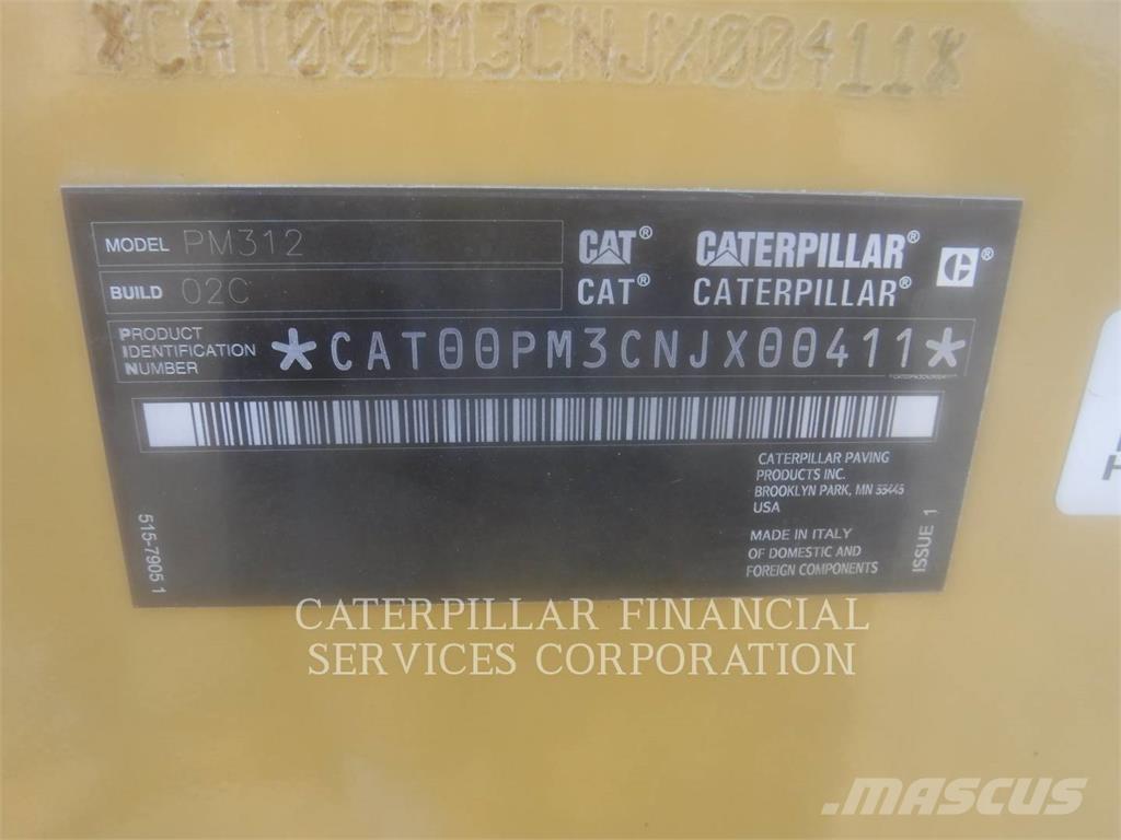 CAT PM312-02 Asfaltfrezen