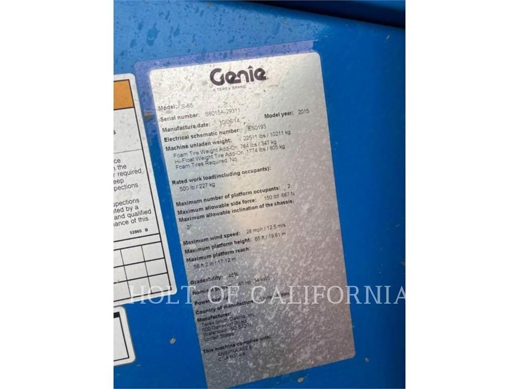 Genie BOOM S65 Knikarmhoogwerkers