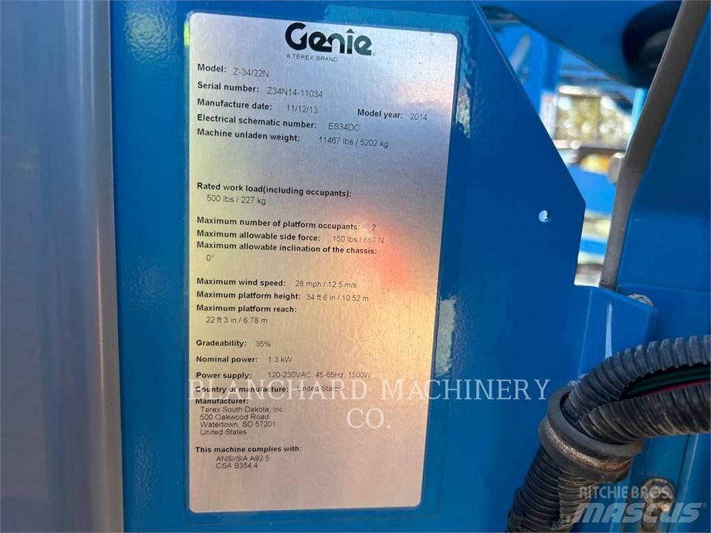 Genie Z34/22 Knikarmhoogwerkers