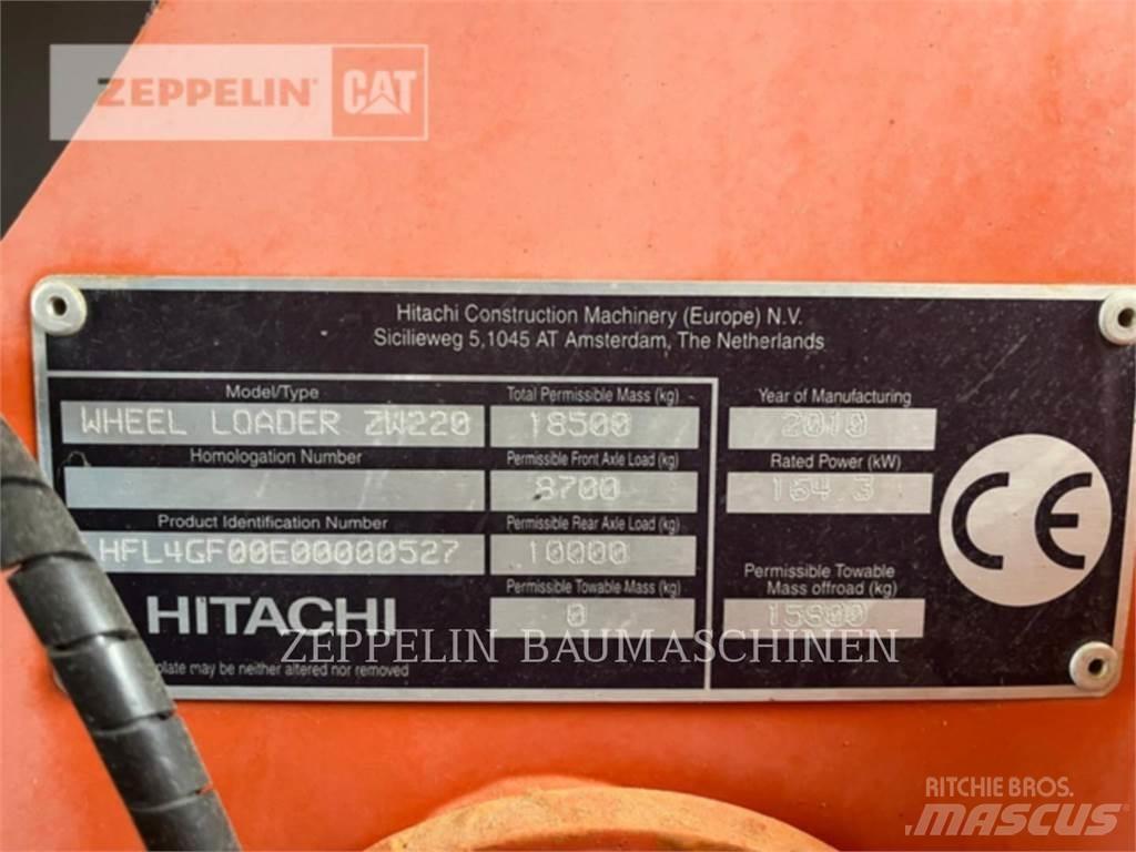 Hitachi ZW220 Wielladers