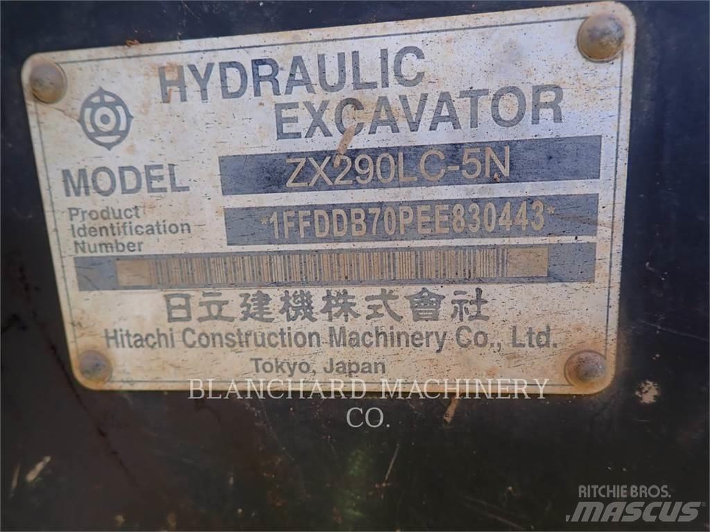 Hitachi ZX290LC-5 Rupsgraafmachines