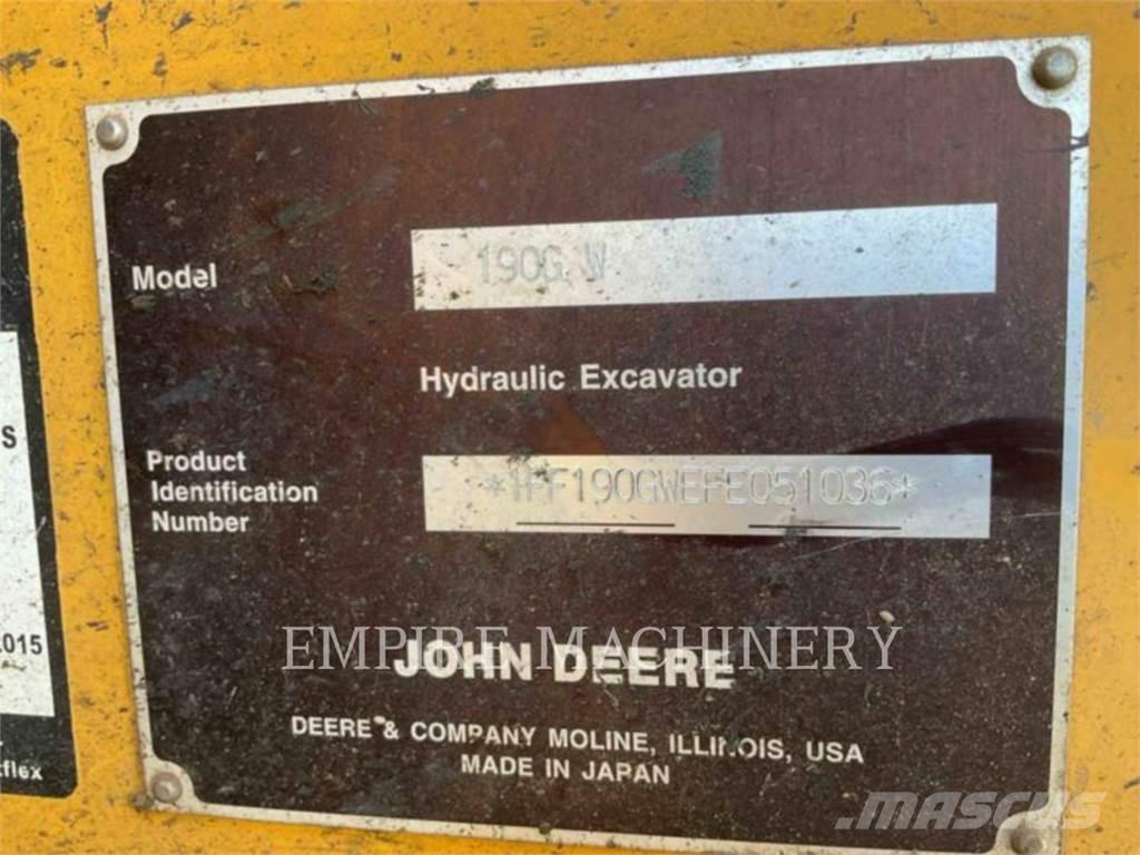John Deere 190G Rupsgraafmachines