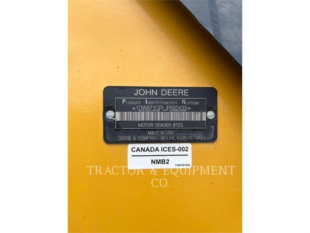John Deere 872GP Graders
