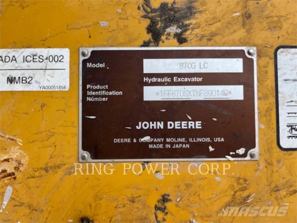 John Deere & CO. 870GLC Rupsgraafmachines