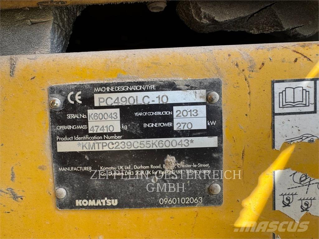 Komatsu PC490LC-10 Rupsgraafmachines